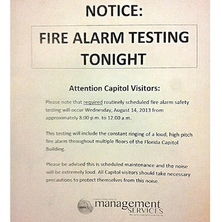 Illustration for article titled FLA to run "routine" fire alarm tests during Dream Defender protest